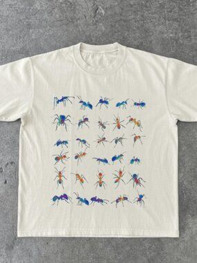 Psychedelic Ant Pattern T-Shirt
